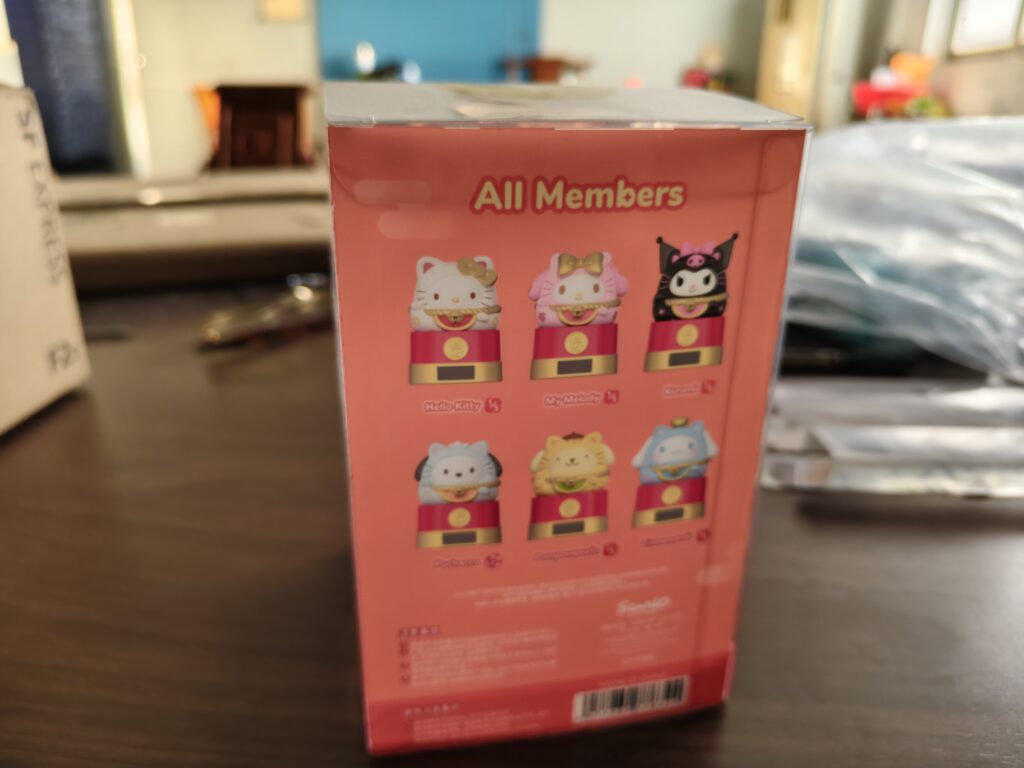 Custom printed toy packaging box with cartoon design