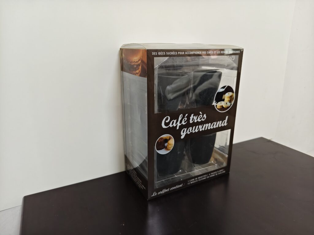 Custom black PET toy packaging box with clear front