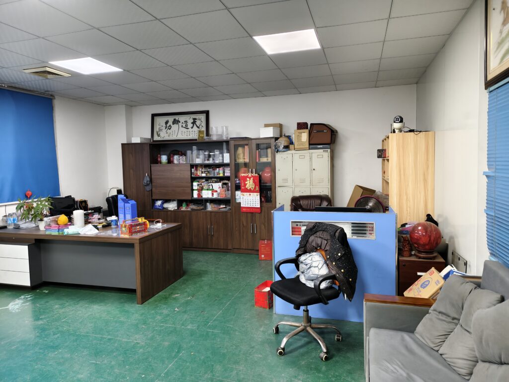 Factory office room interior