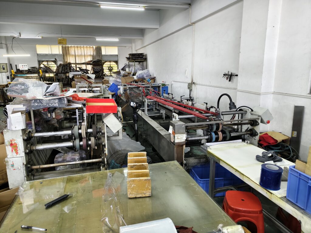 Plastic packaging machine production line