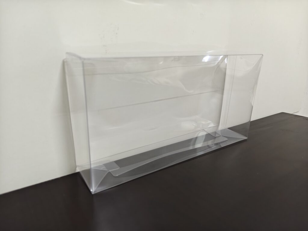 White crease marks on folded PET packaging box